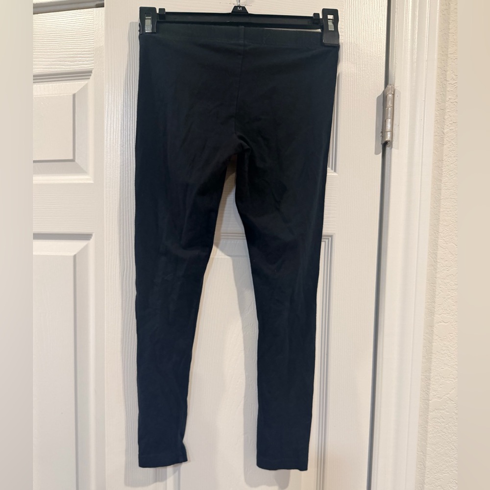2 Leggings: Crazy 8 Navy Blue Leggings & Carters Black Leggings - Picture 6 of 6